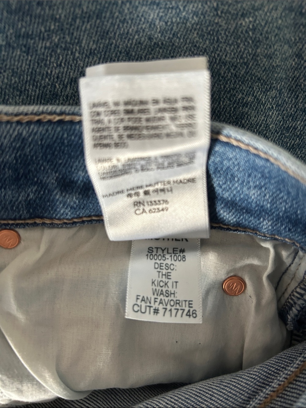 Mother jeans size 26. Worn once - Picture 9 of 9
